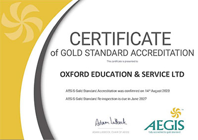 Gold Certificate Aug 2023